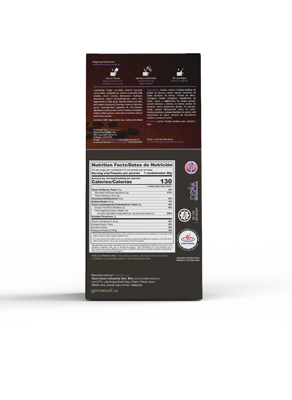 Nutrition facts